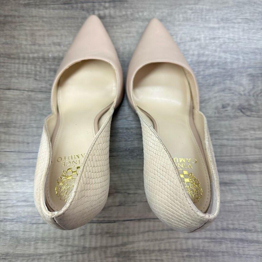 Vince Camuto~Women’s~”Airmosah”~ Beige Heels Stiletto Pump~Size 10 - Picture 6 of 10